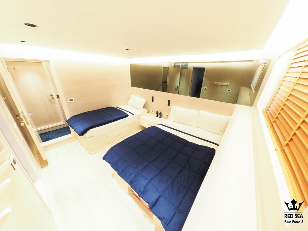 #3 to #6 Double cabins_lower deck_Maldives_Blue_Force_3