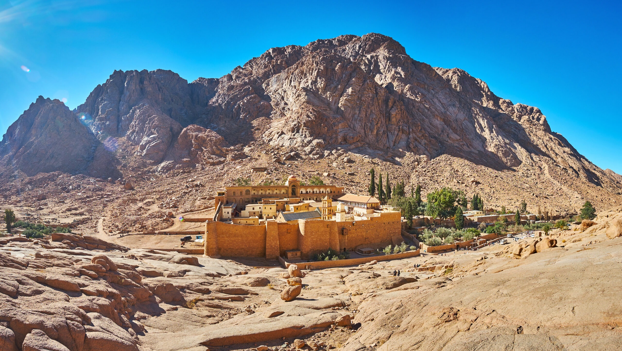 Panorama of St Catherine Monastery, Sinai, Egypt